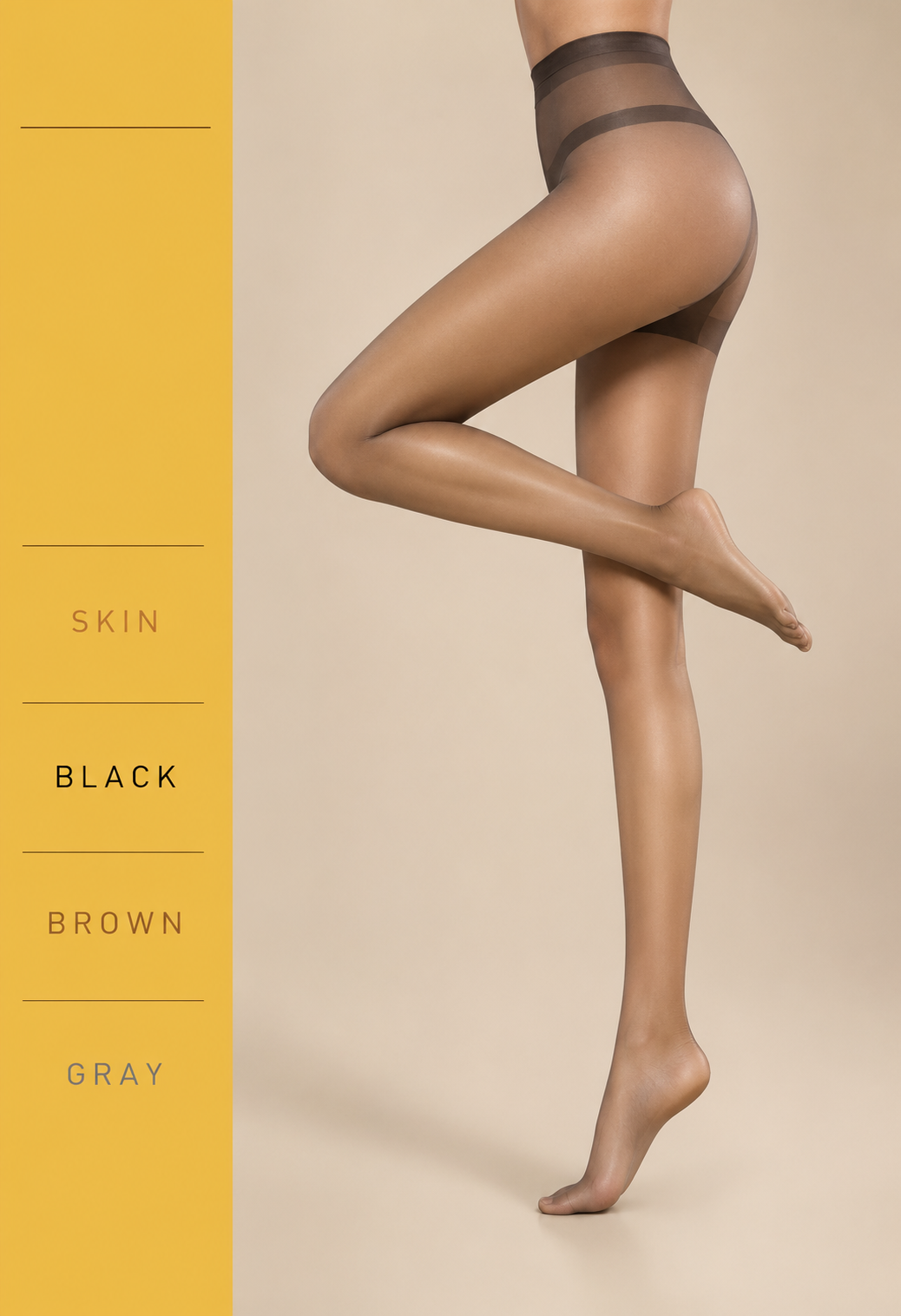 INJOY Ultra Sheer 10–15D Tights for Women | Reinforced Silk T-Gusset | 4 Colors