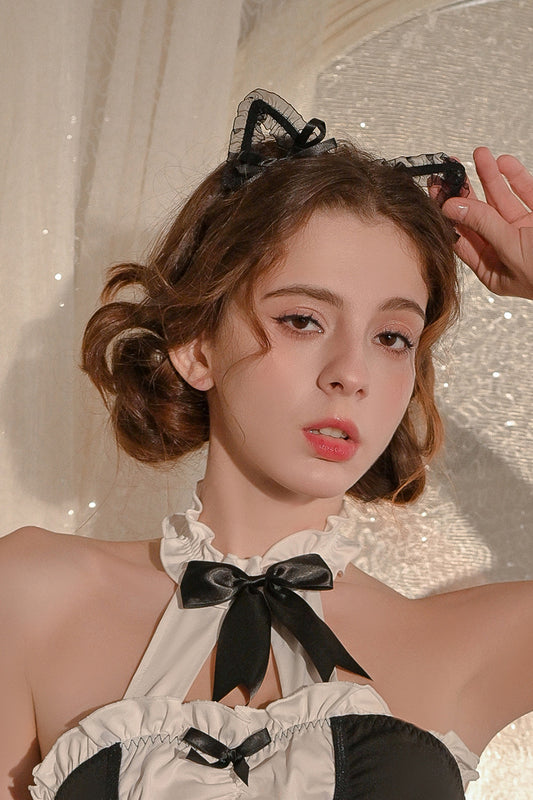 INJOY Lace Cat Ear Headband