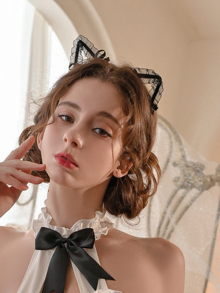 INJOY Lace Cat Ear Headband