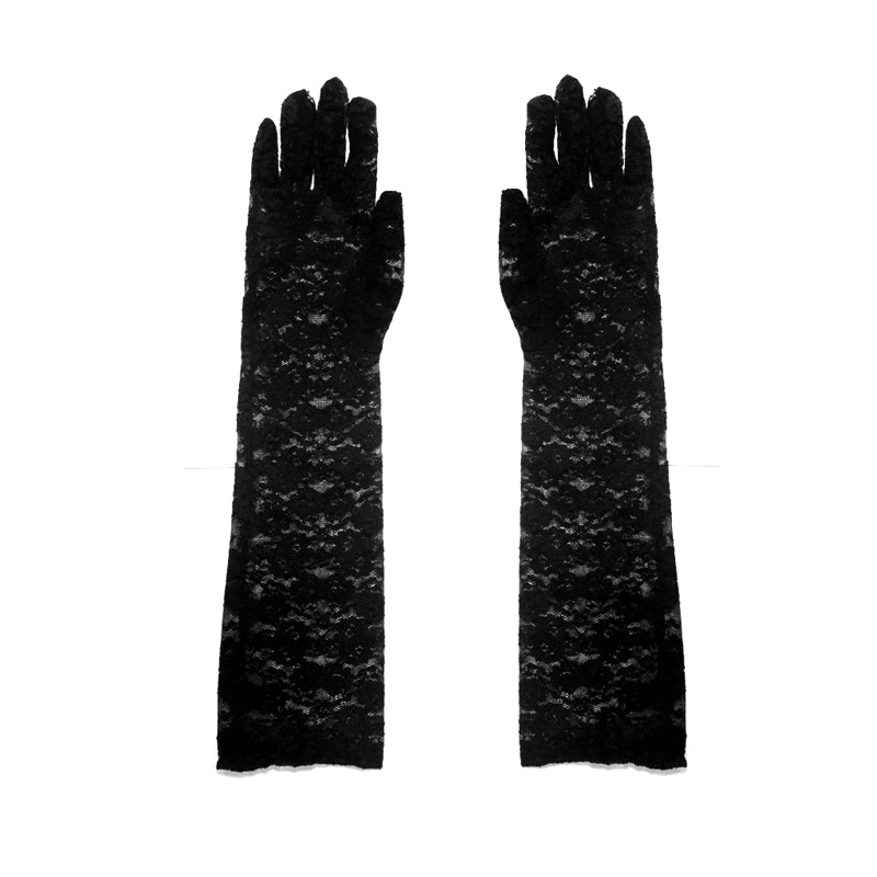 INJOY Sheer Lace Gloves – Elegant & Mysterious