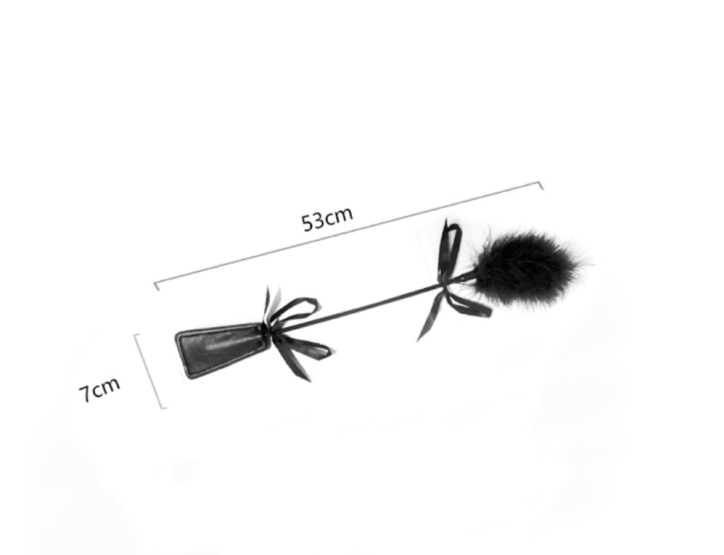 INJOY Bow Feather Paddle – Playful Accessory for Intimate Fun